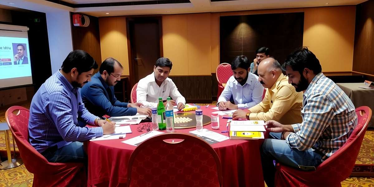 Commerce Champion India - Community Event Commerce Champion India community meetup in Delhi with players participating in a business strategy workshop