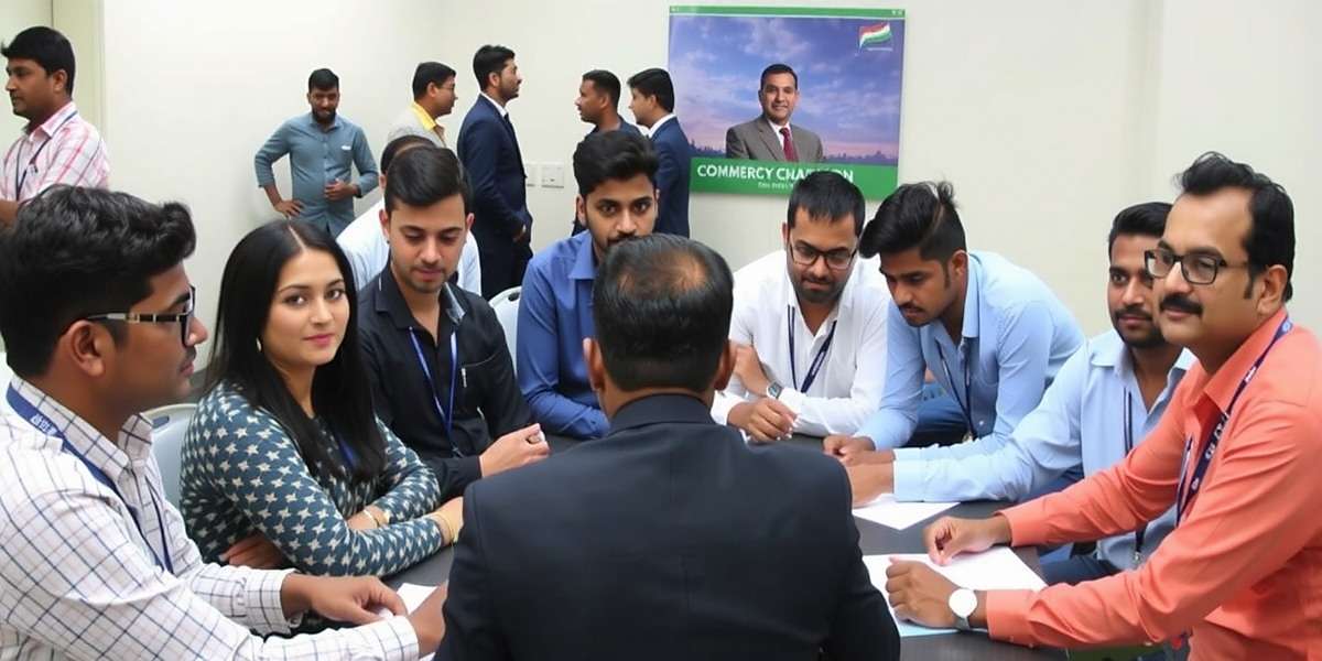 Commerce Champion India - Community Event Commerce Champion India community event in Mumbai with players competing in a business simulation challenge