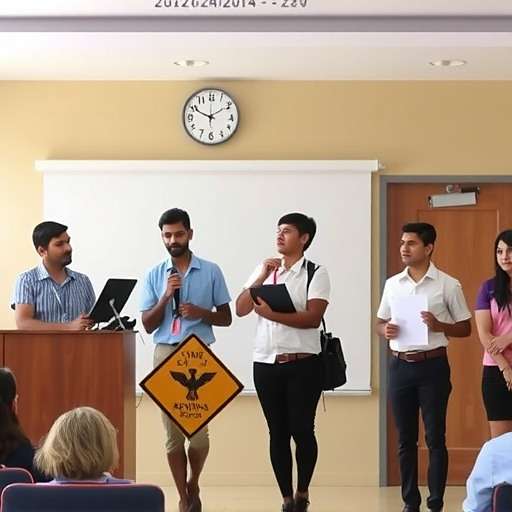 Commerce Champion India School Program Commerce Champion India School Entrepreneurship Program with students presenting business ideas